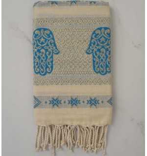 FOUTA KHOMSA Bleu ciel 