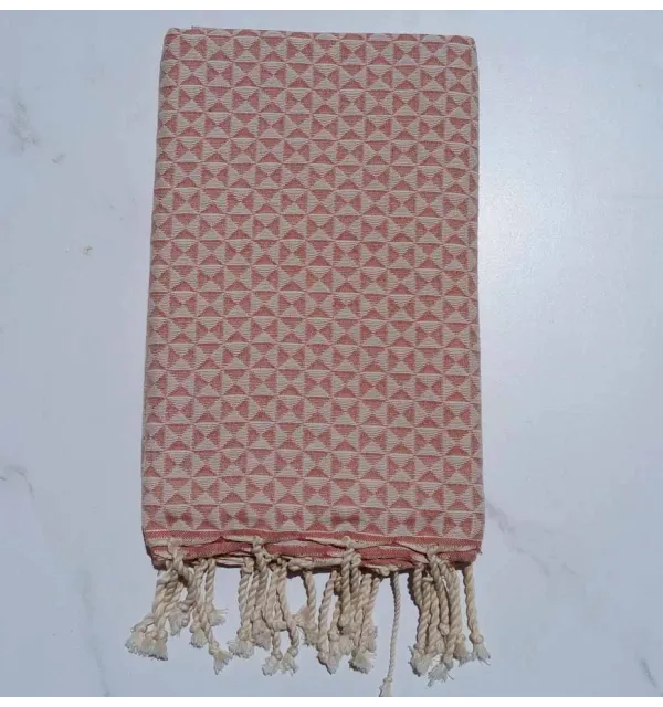 fouta plate rouge anglais 