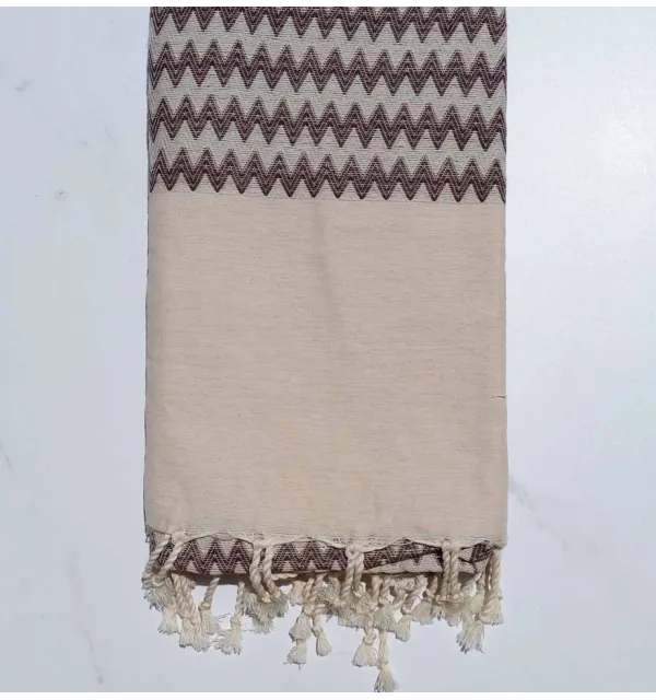 fouta plate rouge anglais 
