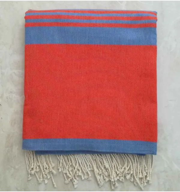 JETé Arabesque écru à rayures rouge et bleu 