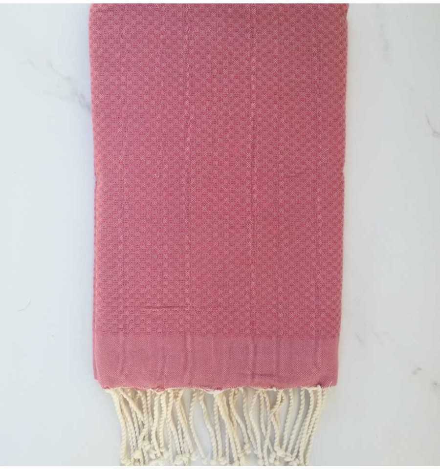 candy pink beach towel