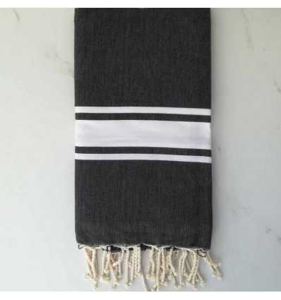 black beach towel