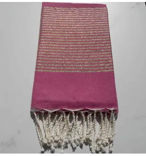FOUTA Lurex PLATE vert d'eau  2