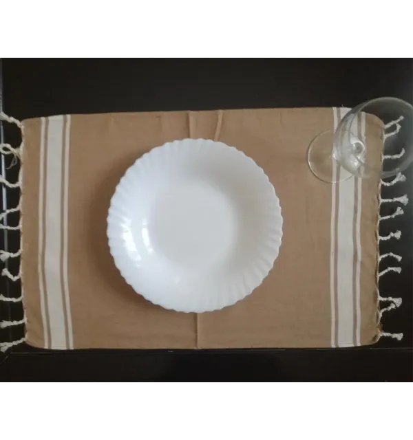 mini light brown napkin 