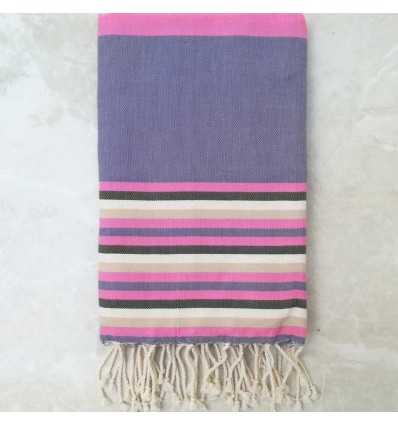 Beach Towel 5 colors purple, pink, beige, creamy white and green