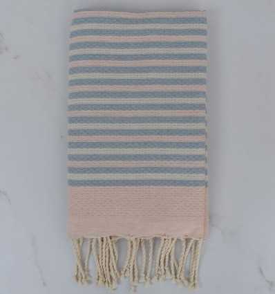 Beach Towel 3 colors striped 1 cm