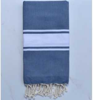 Beach Towel blue woad 