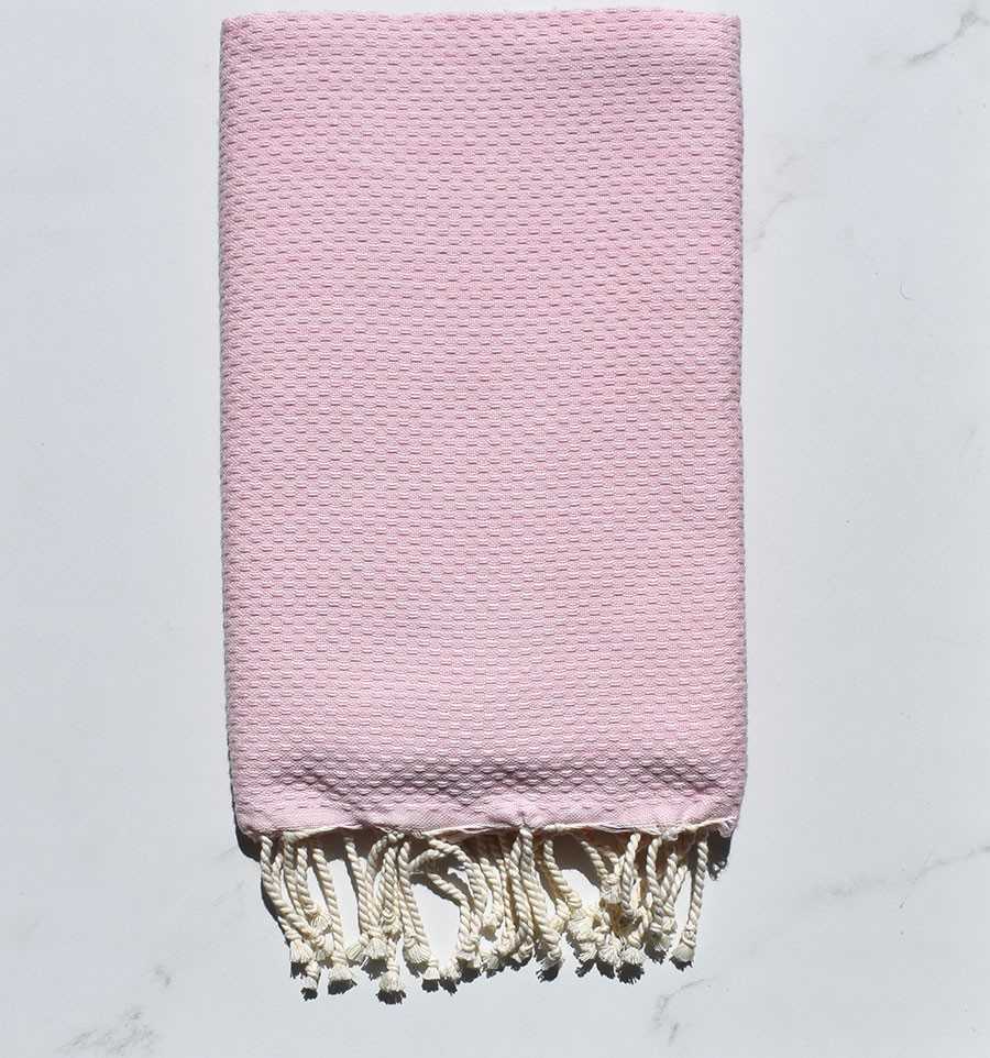 Bath Towel solid color clear candy pink