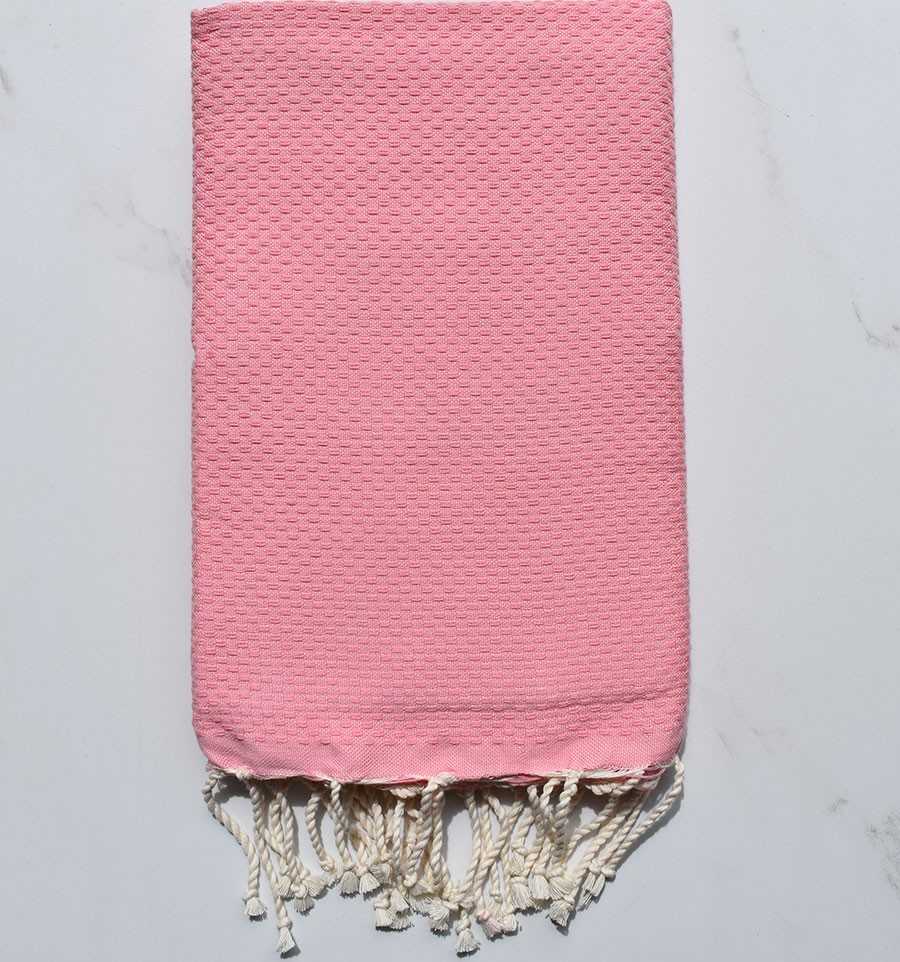 Beach Towel solid color pastel pink