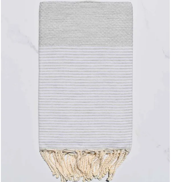 Honeycomb Light grey Fouta 