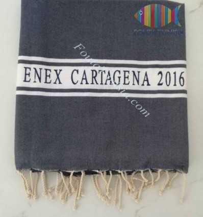 CARTAGENA embroidered beach towel