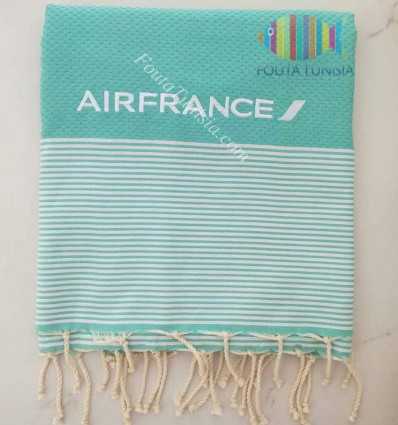 embroidered beach towel for AIR FRANCE