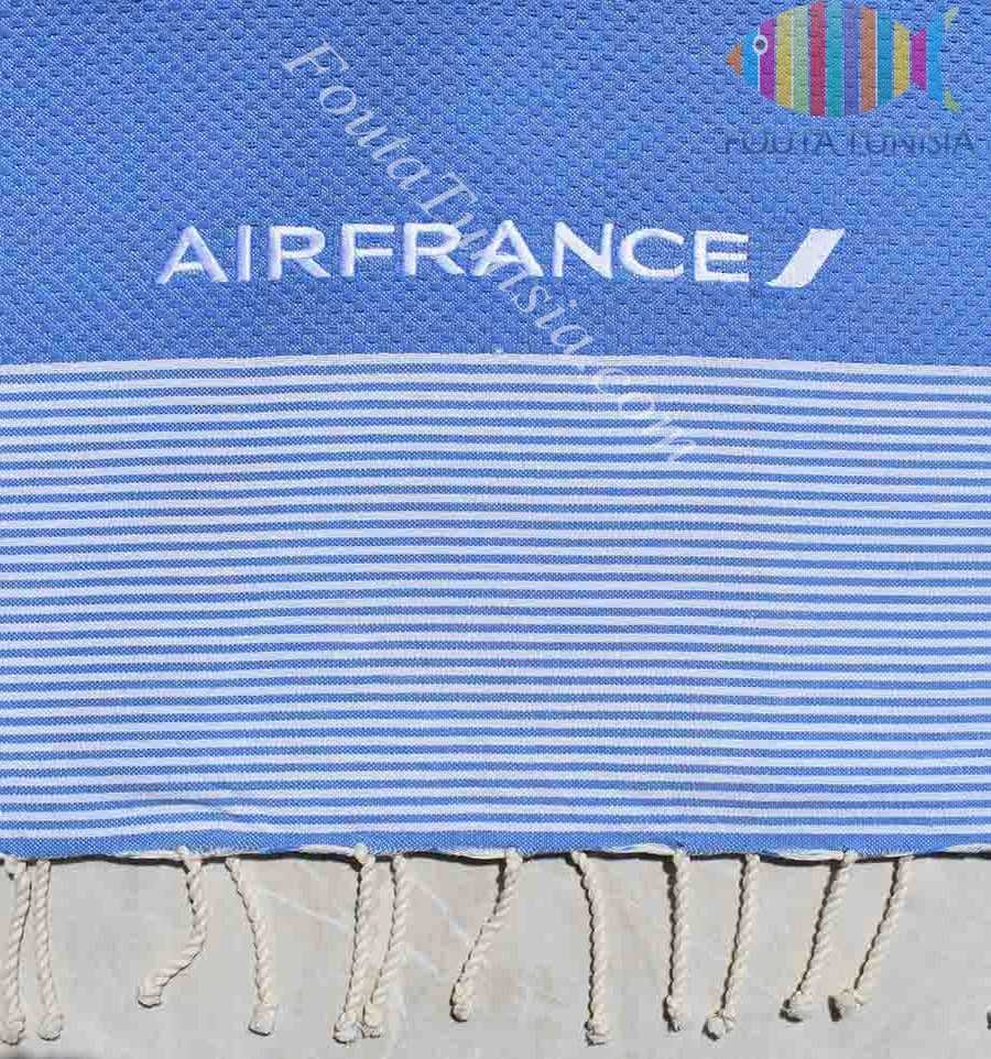  embroidered beach towel AIR FRANCE