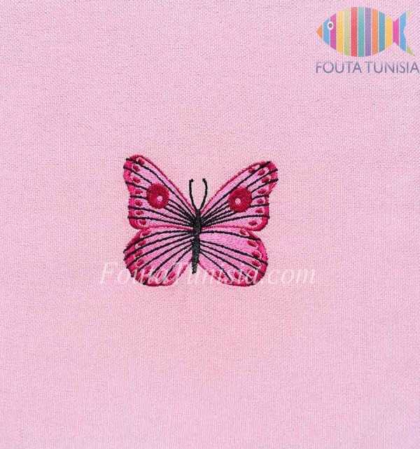 Personalized butterfly beach towel 