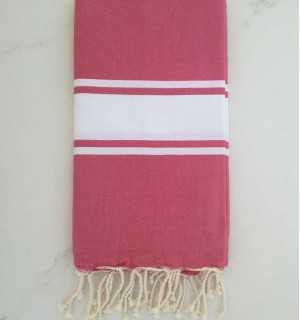 Pink beach towel 