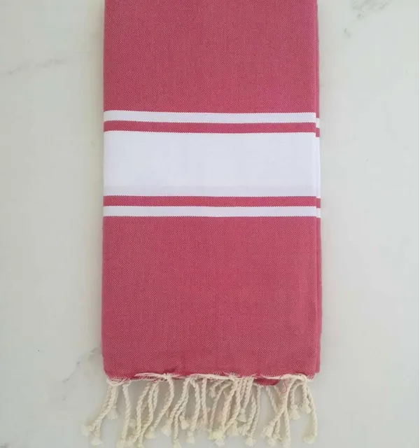 Pink beach towel 
