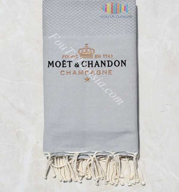 Moët & Chandon embroidered beach towel 