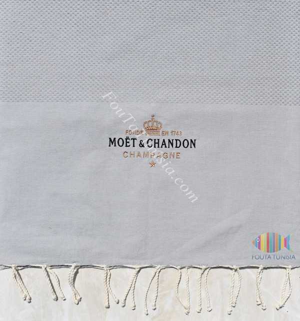 Moët & Chandon embroidered beach towel 
