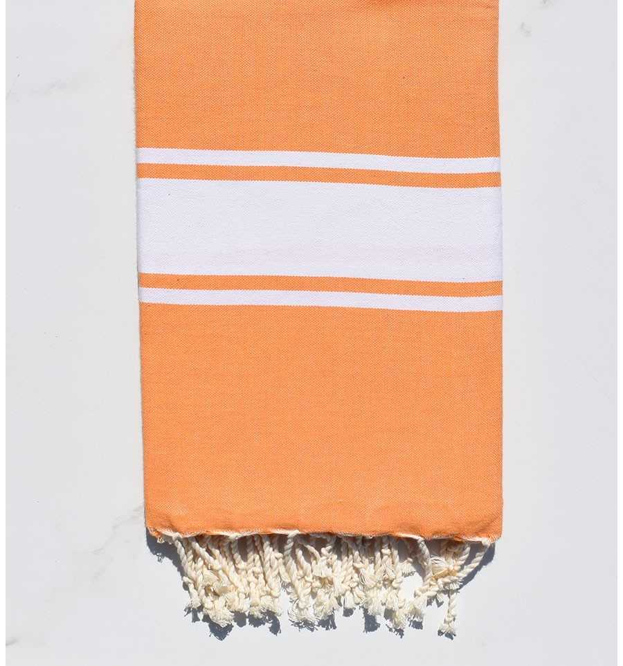 Light orange beach towel