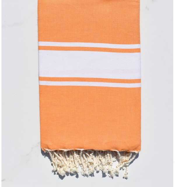 Light orange beach towel 