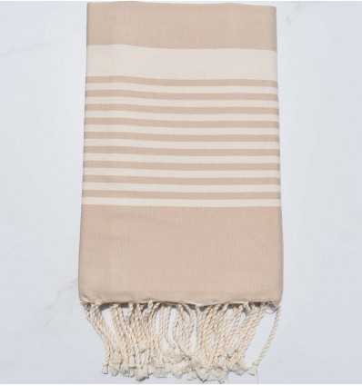 light beige arthur beach towel