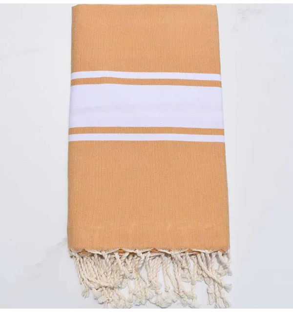 Yellow Ochre beach towel 