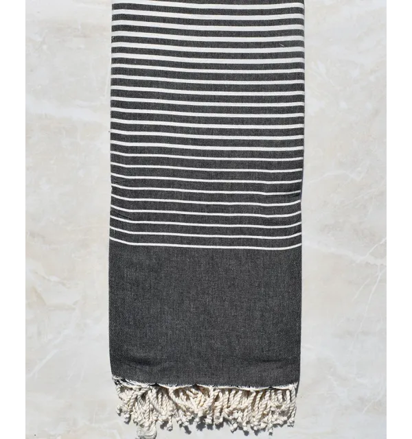 Black gray throw 2m * 2m 