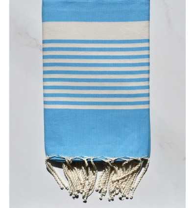 vivid cerulean arthur beach towel