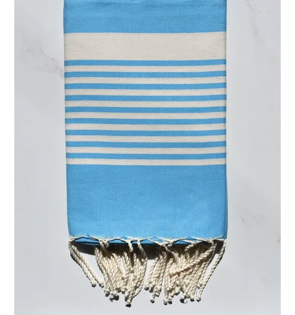 vivid cerulean arthur beach towel 