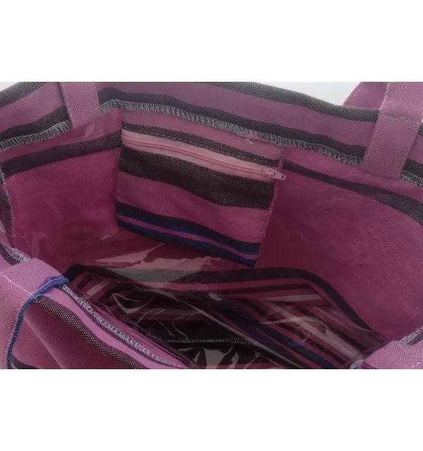 orchid, blue, Beach bag 