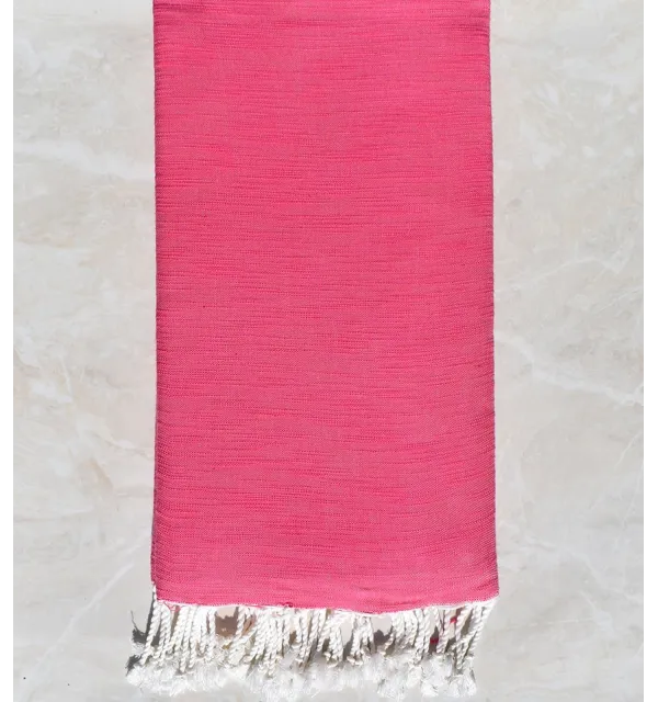 Flamed pink throw 