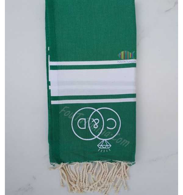 C & D Embroidered Beach Towel 