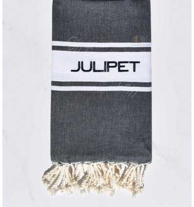personalized JULIPET beach towel