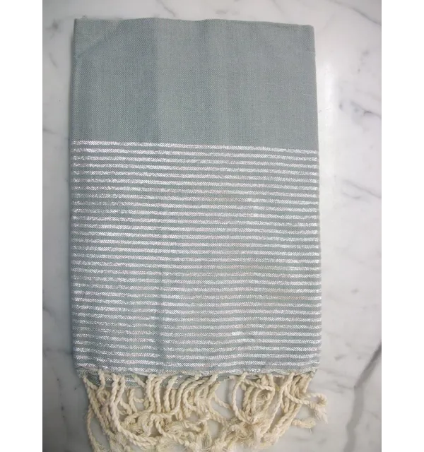 Fouta rouge anglais 