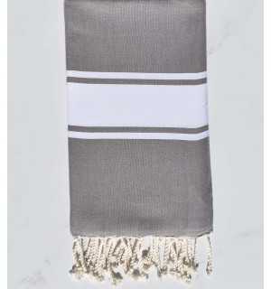 Flat taupe Fouta 