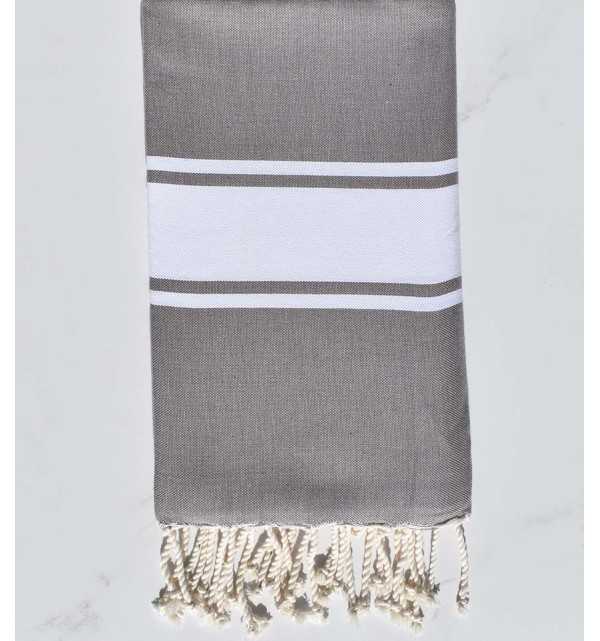 Flat taupe Fouta 