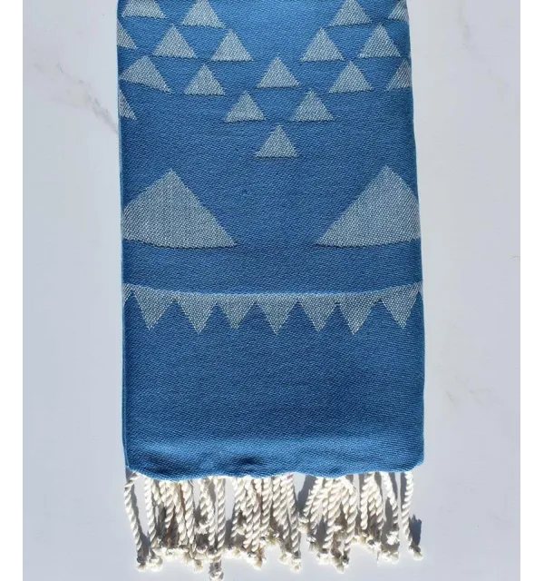 Bohemian beach towel blue duck 