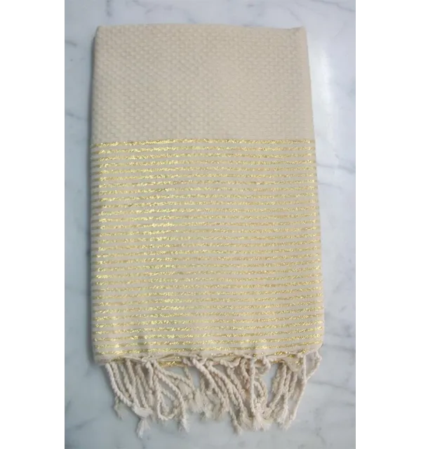 Fouta rouge anglais 