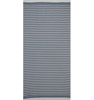 Electric blue zigzag beach towel  2