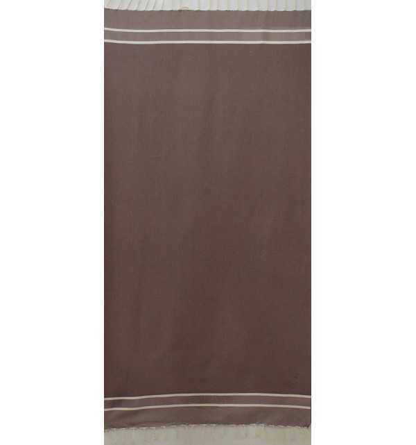 Brown chevron beach towel 