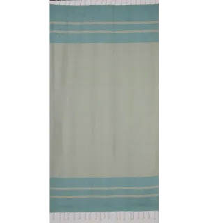 Light green and green chevron beach towel  2
