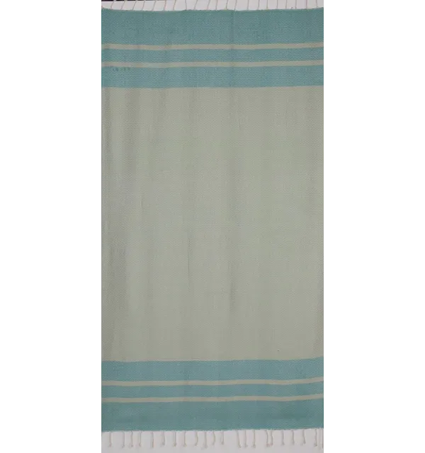 Light green and green chevron beach towel 