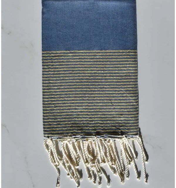 Lurex blue jeans Fouta 