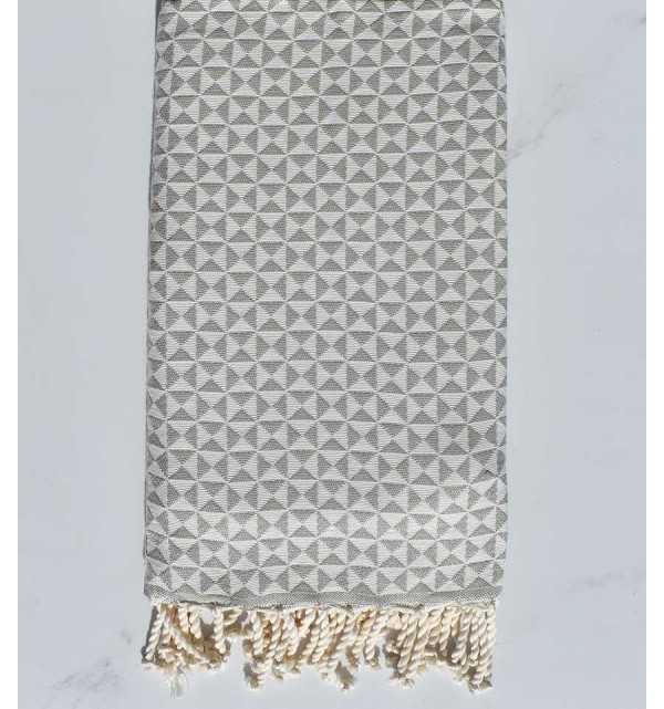 Beach towel butterfly gray taupe 