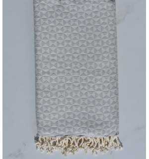 beach towel, butterfly gray, linen 