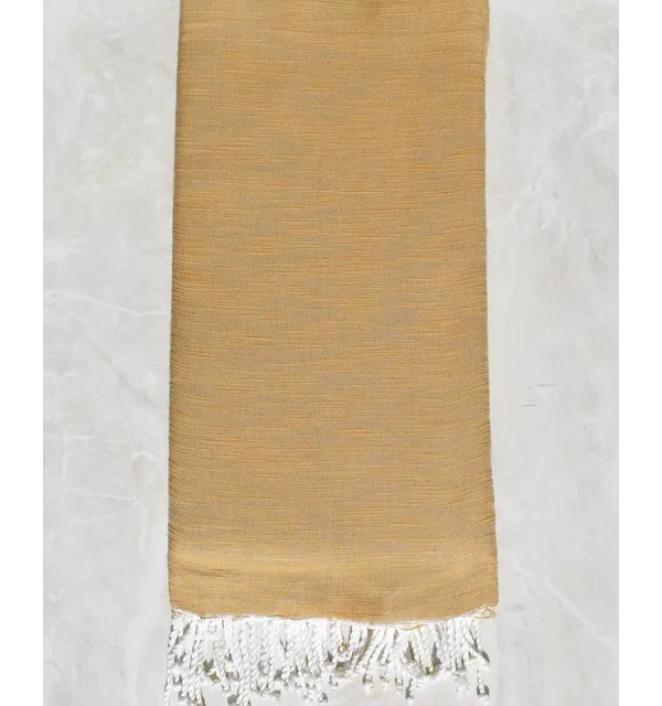 Thrown flamed color camel hair 