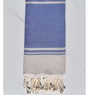 beach towel  RAF-RAF lavender blue and peach 