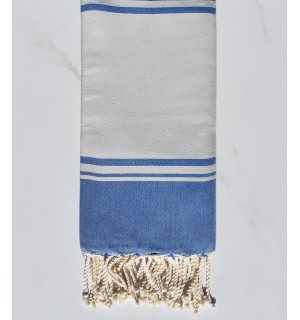 beach towel  RAF-RAF midnight blue and sky blue 