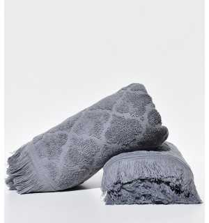 Guest towel ELYSSA grey 