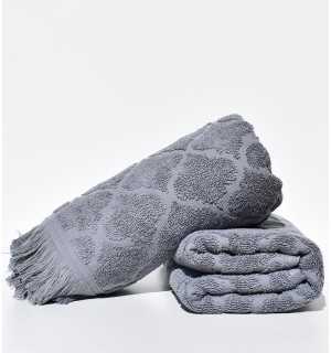 Guest towel ELYSSA grey  2
